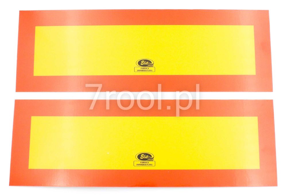 Tablica ostrzegawcza na lawetę (kpl. 2 szt.) 300x100