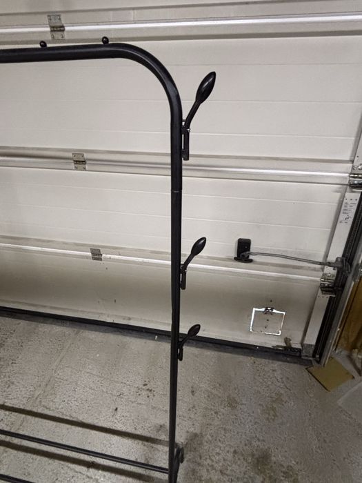 Wieszaki loft czarny 110cm - 4 szt.