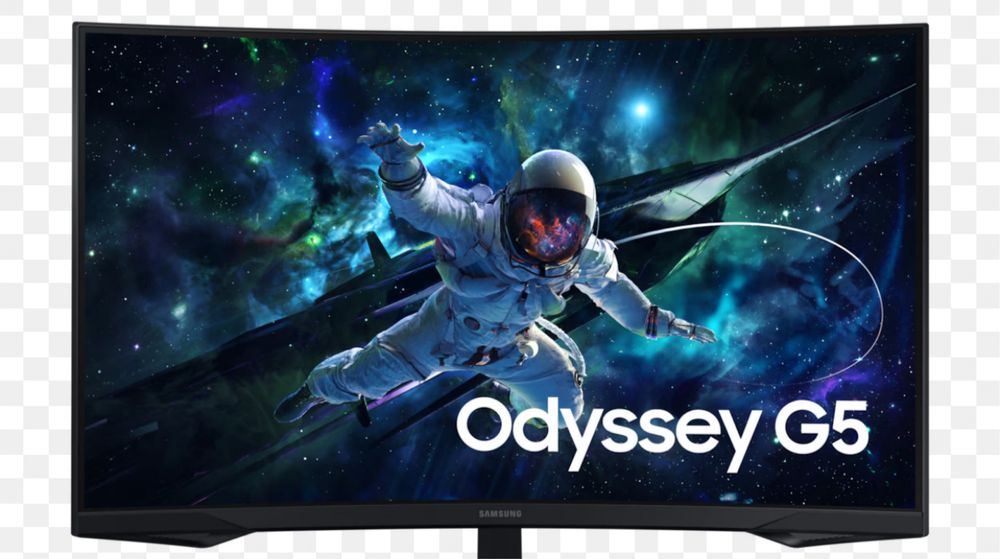 Samsung Odyssey G5 32″ Curvo com resolução QHD (2560×1440) e 165 Hz