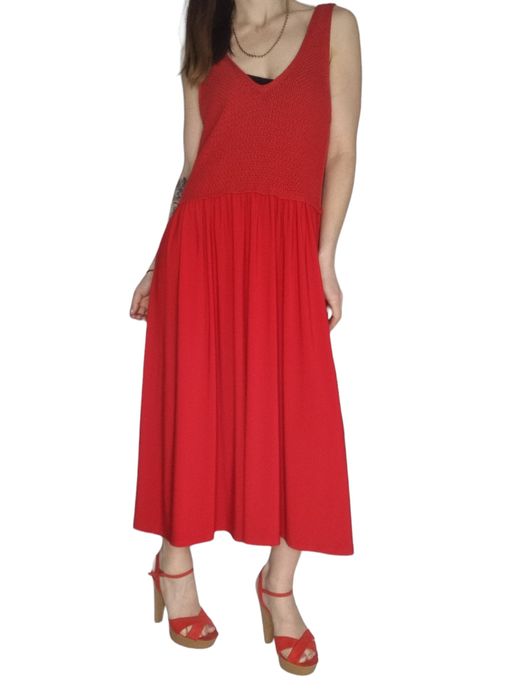 Czerwona sukienka zara rozmiar L 40