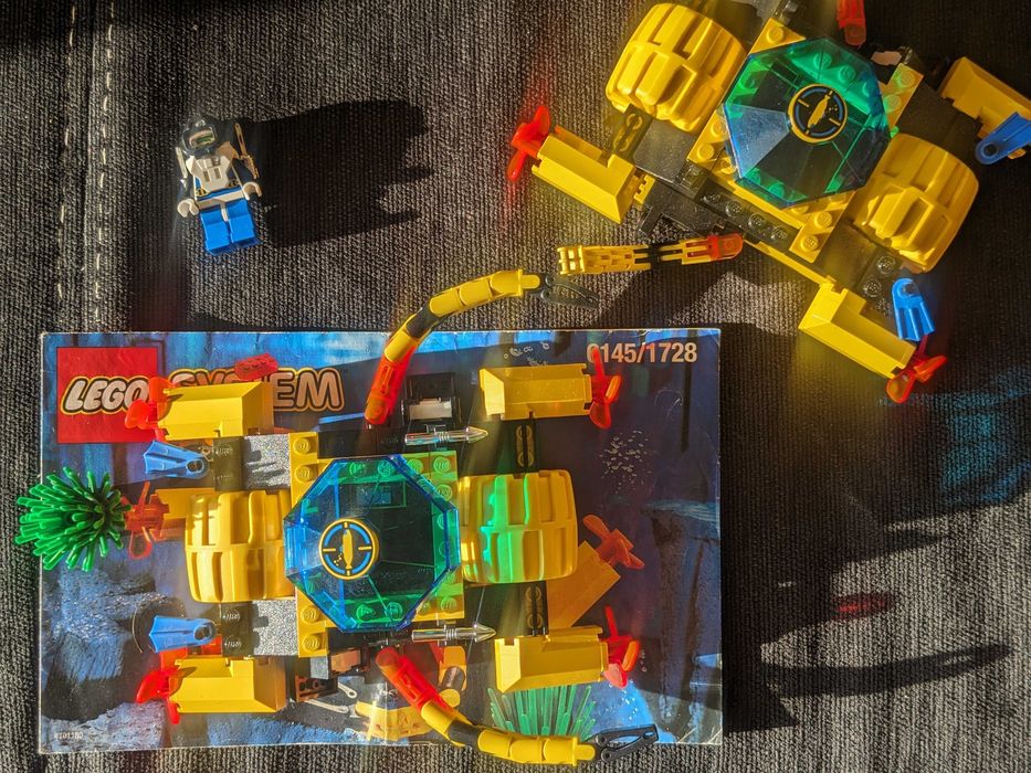 2 x LEGO 6145 Aquazone: Aquanauts - Crystal Crawler + instrukcja