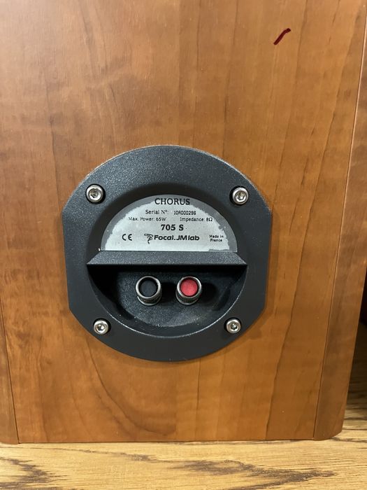 Focal Chorus 705 S + масивні дубові стійки комплект