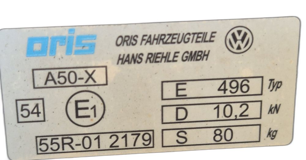 Hak holowniczy VW Golf 7 Sportsvan ORIS A50X 510803880C NOWE