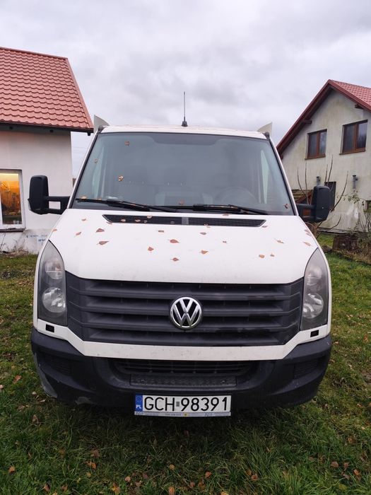 MOŻLIWA ZAMIANA Auto laweta Volkswagen Crafter 2012r. Najazd  5.70