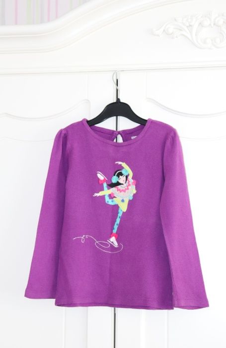 Кофта Carter's с аппликацией фигуристки для девочки на 5 лет