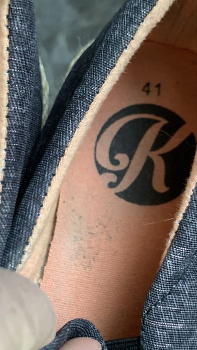 Espadryle meskie 41 sznurek szare