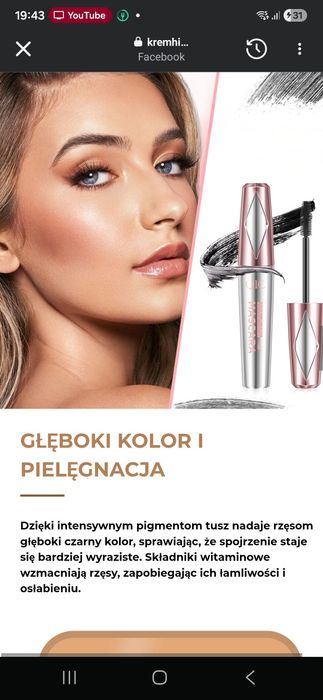 Podkład do twarzy HIH Air Cushion BB  + tusz gratis