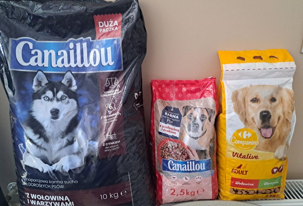 Sprzedam TANIO dużą ilość karmy dla psów I kotów