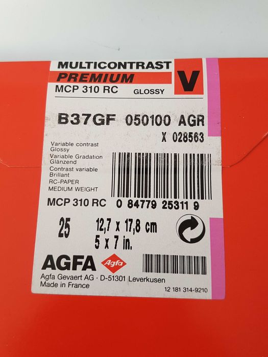 Agfa Fotonbrom papiery do ciemni