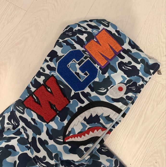 Orginalna Bluza bape shark blue