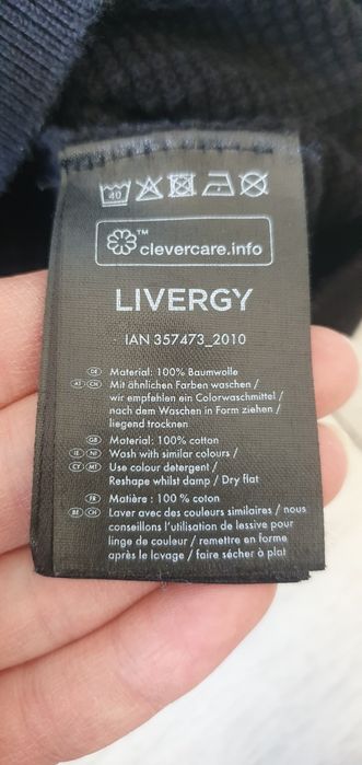 Czarny Bawełniany  sweterek męski