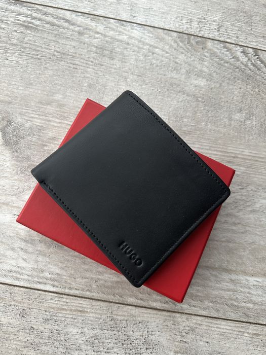 Nowy meski skorzany portfel oryginalny HUGO