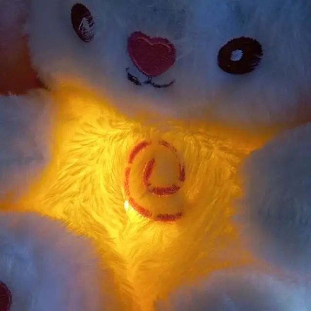 Дихаючий, музичний, кролик в полуничці. strawberry bunny 30см.