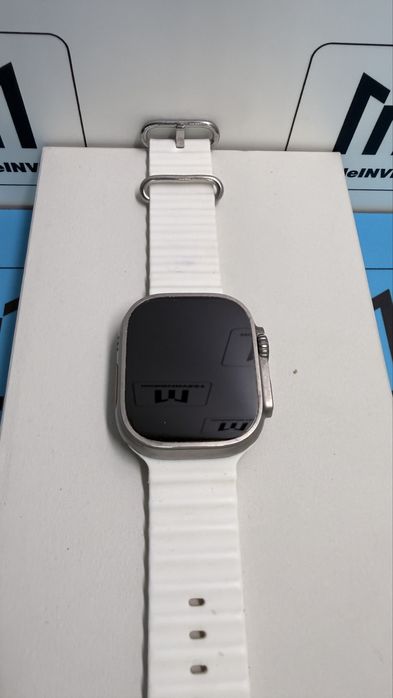 Apple Watch Ultra Titanium White Ocean Band–używany, stan idealny