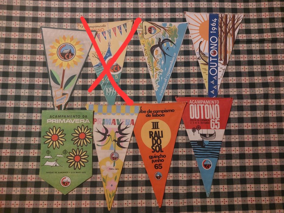 Galhardetes Club of Lisbon Camping (CCL) – 1950s and 1960s