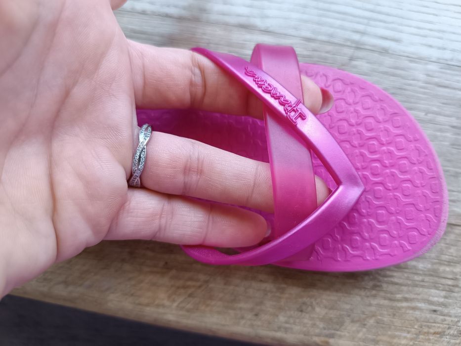 Klapki  basenowe na basen japonki buty 29/30 dziewczęce dla dziewczynk