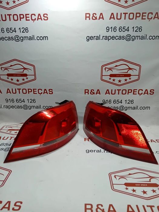 Farolins Trás Traseiro Esquerdo Passat B7 Avant Original