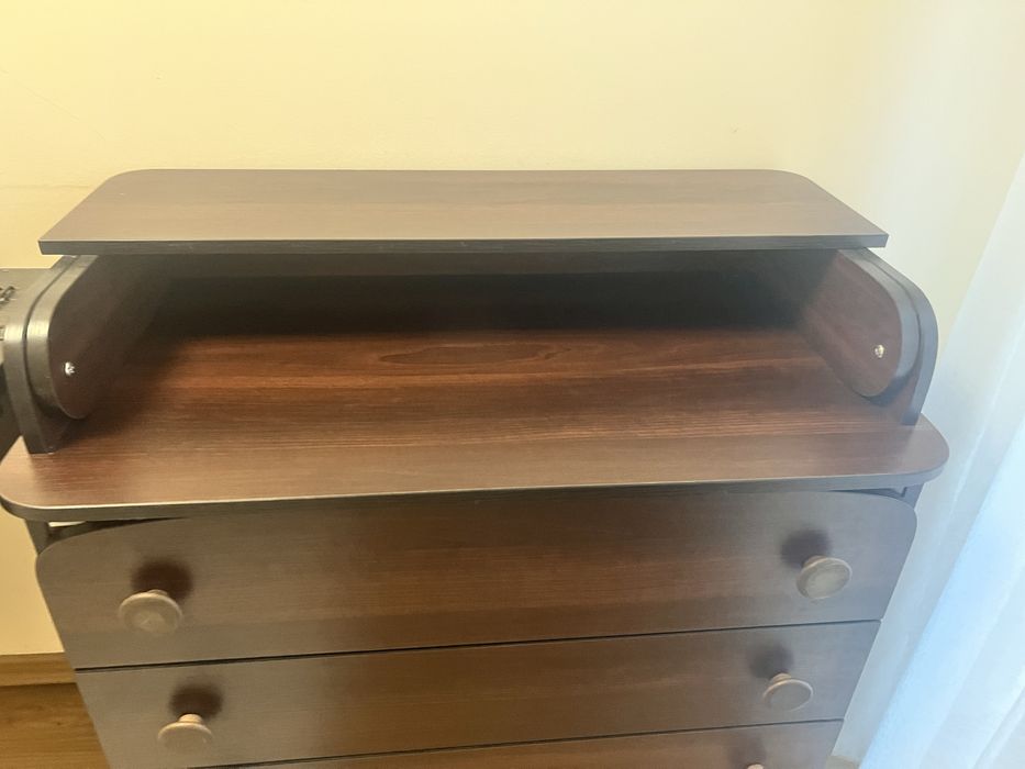 Дитяче ліжко Верес+комод верес+ матрац+ подушечки в ліжечки.