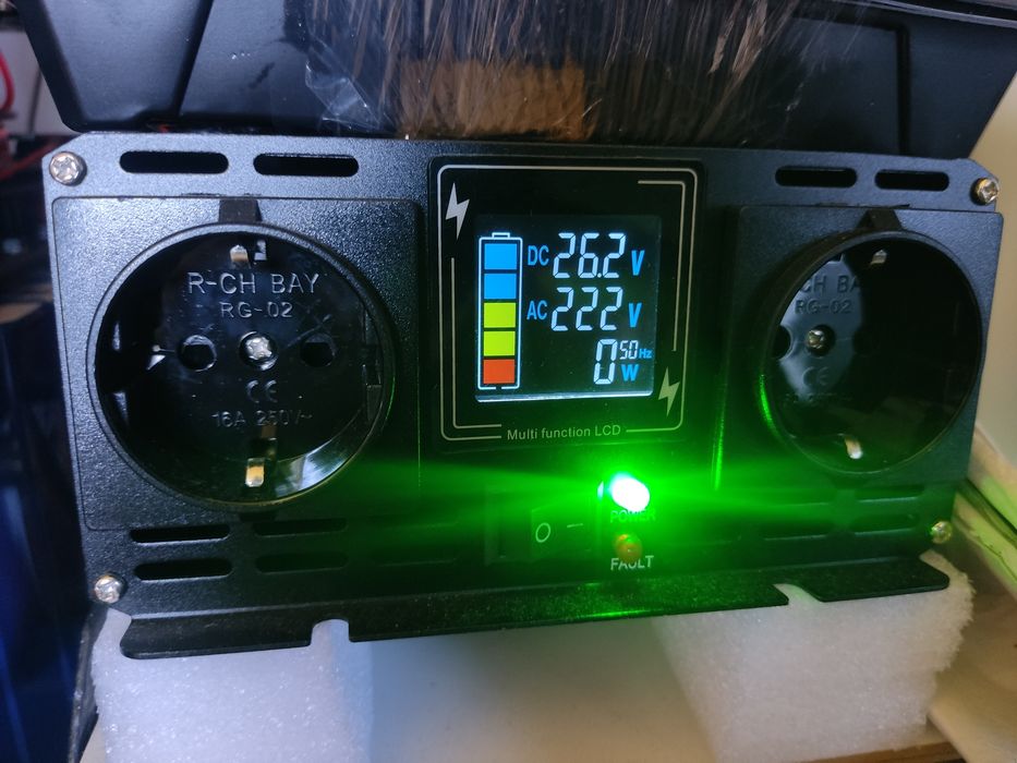 Інвертор на 24v, перетворювач 24/220потужністю  5кВт 24v