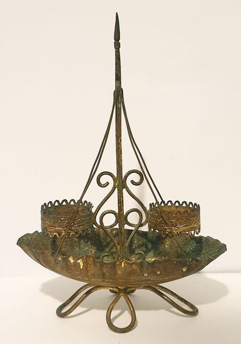 Vintage French Perfume Bottle Stand from Palais Royal - Gold-Colored