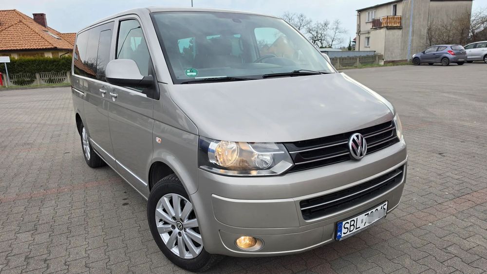 Volkswagen Multivan Bezwypadkowy Serwisowany 2x Drzwi Przesuwne Stolik Klimatronik Tempoma