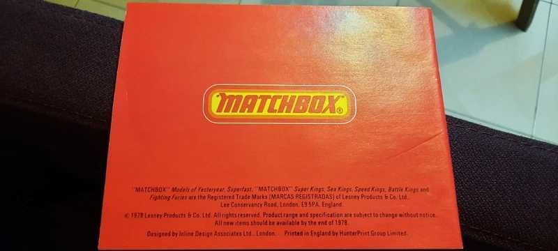 Catálogo de miniaturas Matchbox de 1978