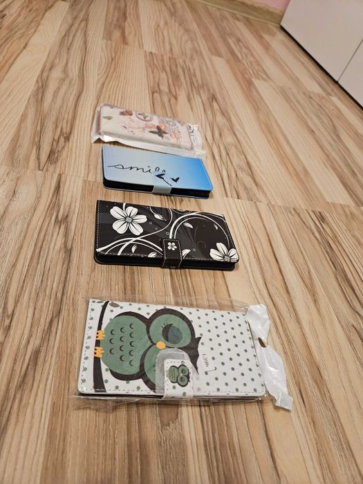 4 Szt Etui Kabura Na Telefon Huawei Sony Samsung Sowa Motyl Kwiat Nowe