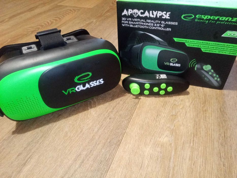 Okulary VR do smartfona Esperanza Apocalypse 3D + pilot Bluetooth
