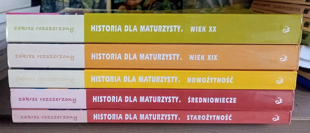 Historia dla maturzysty tom 1-5 komplet z.rozszerzony Roszkowski