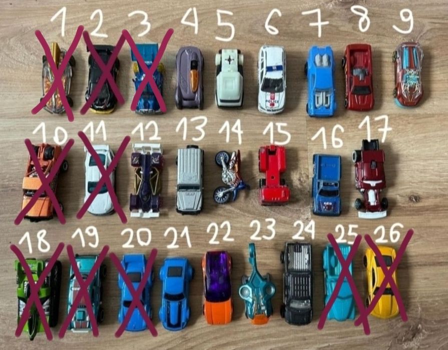 Hot wheels samochody