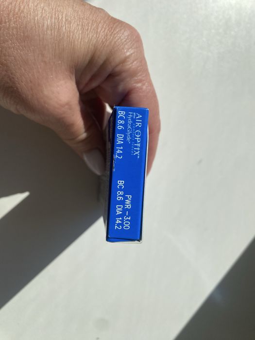 Контактні лінзи Air Optix Plus HydraGlyde 3шт - -3,0