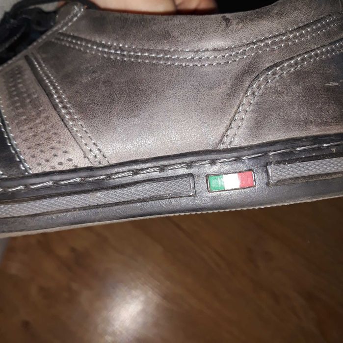 Skórzane buty Sergio Bardi męskie 42