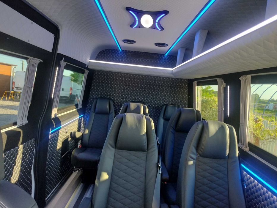 Zabudowa busa VIP Man Crafter Sprinter Master Ducato Iveco