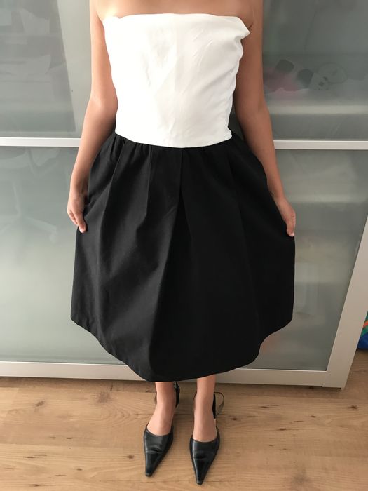 Saia comprida d Tintoretto e vestido cai cai cerimonia Zara