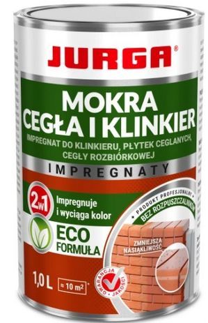 JURGA Mokra cegła i klinkier 1l impregnat do cegły/klinkieru