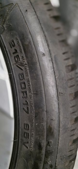 Opony zimowe 215/50/17 Dunlop Winter Sport 5 j.nowe Hyundai