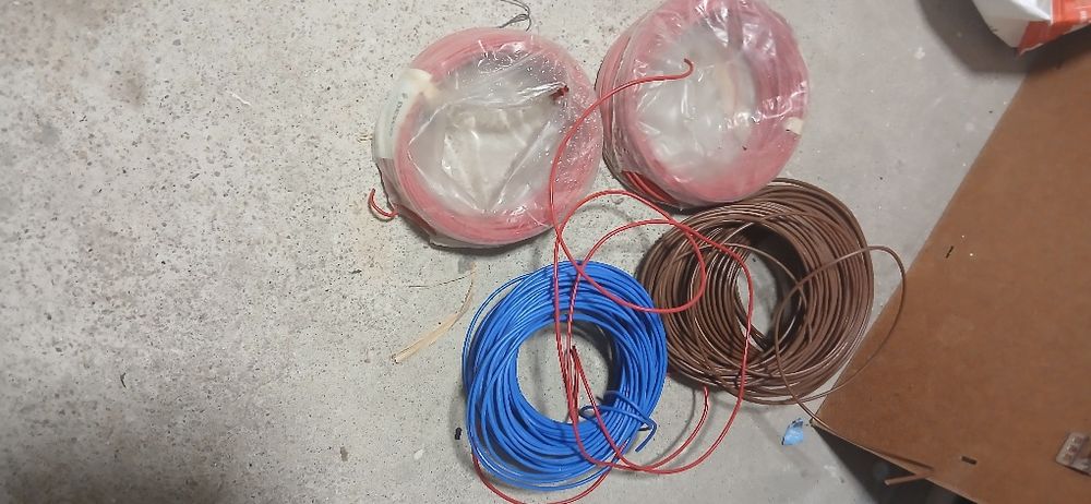 Electrecidade Fio 1,5 e utensílio para espetadas