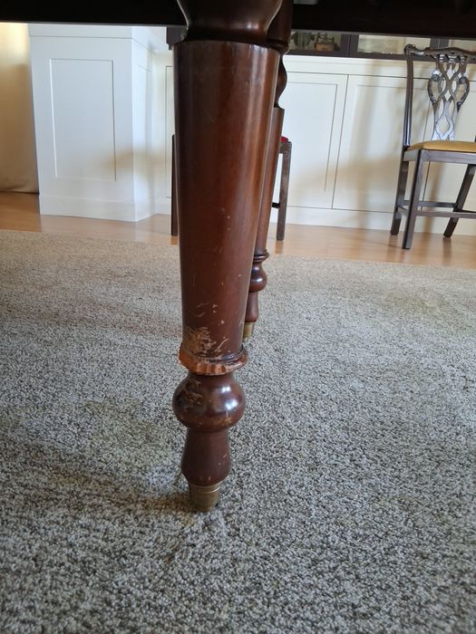 Mesa Jantar Extensível XXL em Mogno