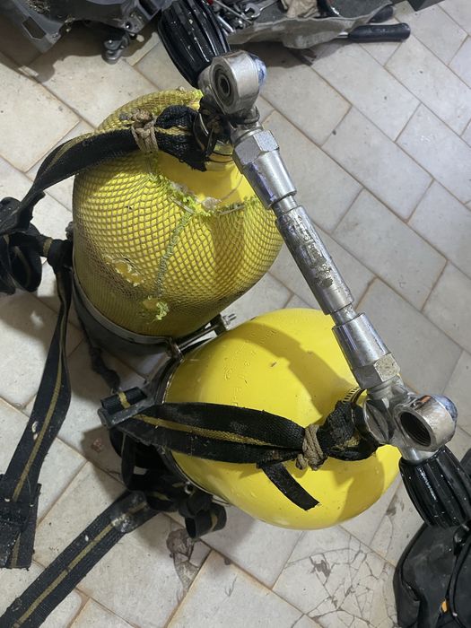 Garrafas de mergulho 12litros pouco uso