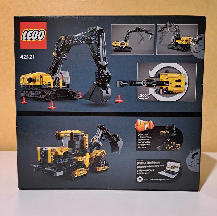 LEGO Technic 42121 – Wytrzymała koparka