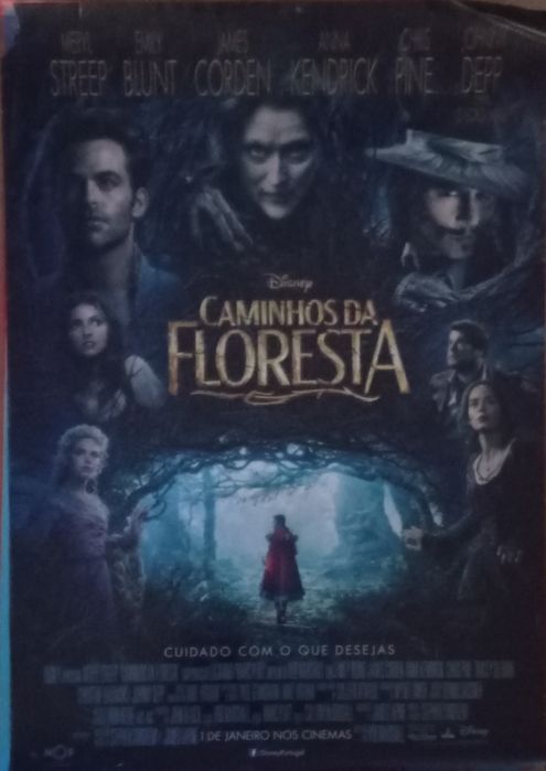 Cartaz original Disney – Caminhos da Floresta / Into the Woods