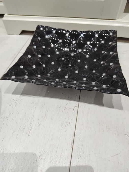 Patera czarna kryształki home&you