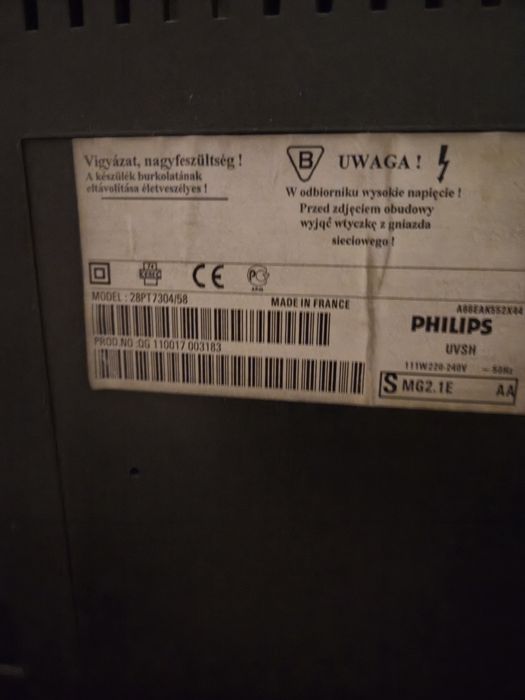 Telewizor kineskopowy philips