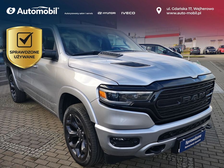 RAM 1500 V8 5.7  401 KM+LPG-LIMITED+BLACK- SalonPL - od serwis ASO RAM