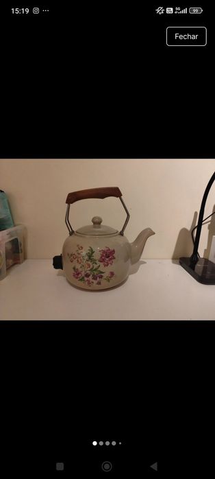 Título: Chaleira Elétrica Vintage Eurogres (Cerâmica) – Como Nova e Funcional