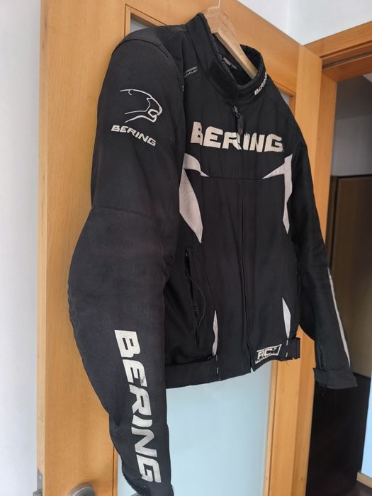 Casaco de mota Bering Tamanho L – Com proteções e forro removível