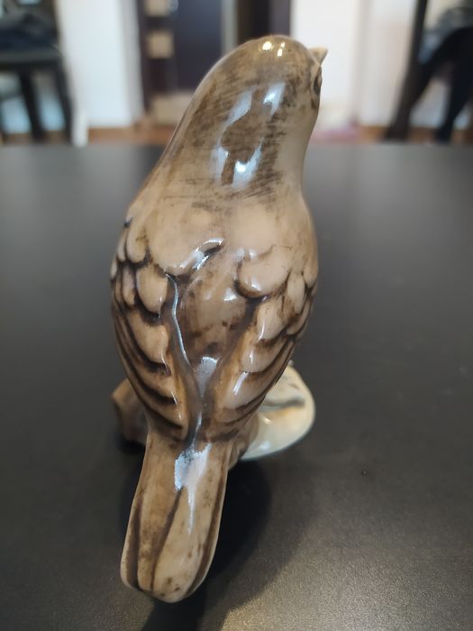 Ptaszek porcelanowa figurka