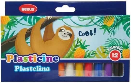 Plastelina szkolna plastelina 12 kolorów