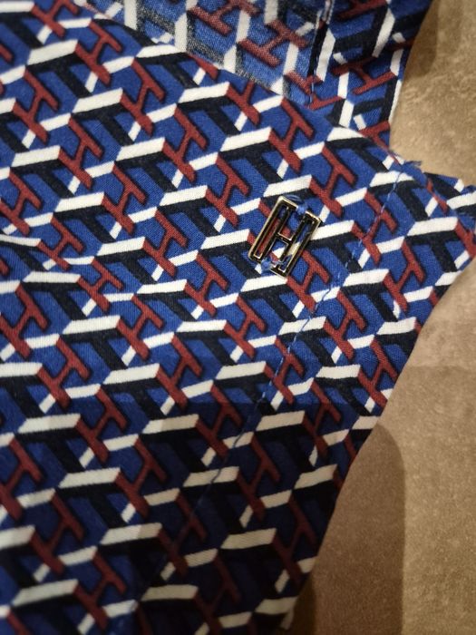 Rezerwacja Sukienka oryginalna damska długa Tommy Hilfiger
