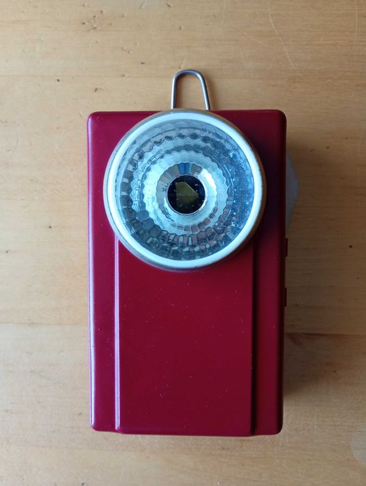 Ręczna latarka elektryczna, Domgos PRL vintage